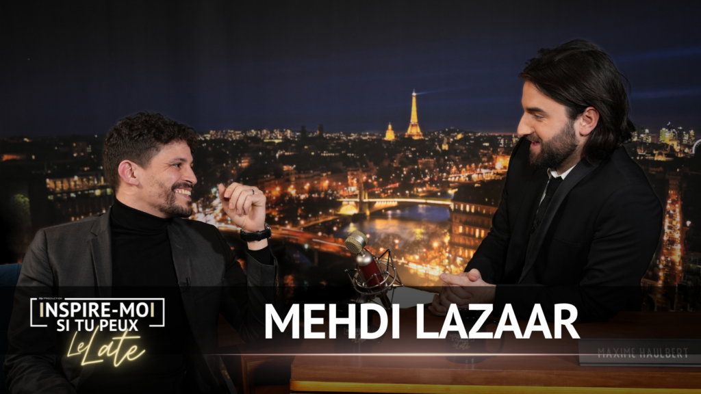 Mehdi Lazaar de l'école à remonter le temps sur M6 dans Inspire-Moi Si Tu Peux Le Late avec Maxime Haulbert sur Youtube