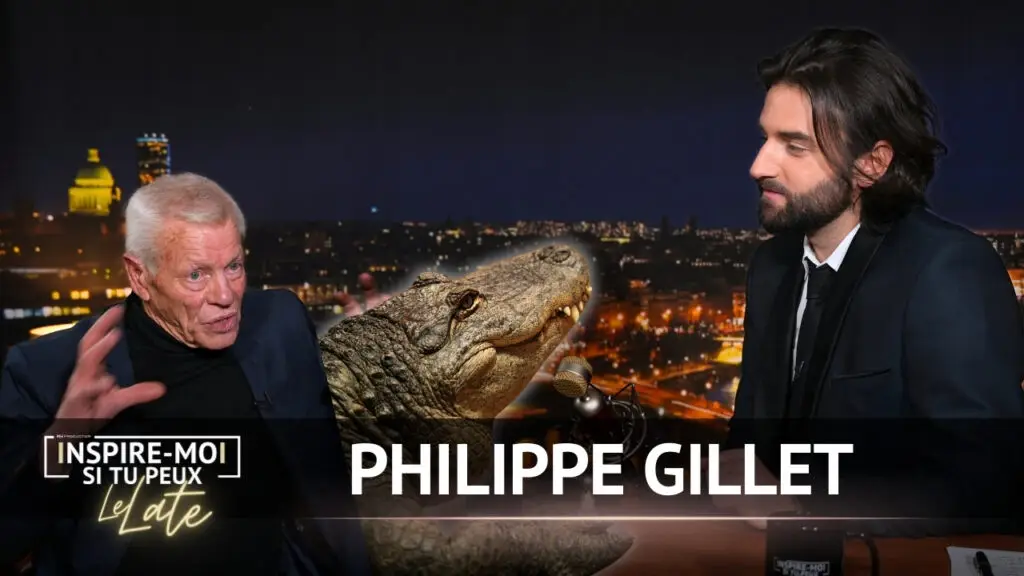 Philippe Gillet un alligator et une mygale dans inspire moi si tu peux le Late
