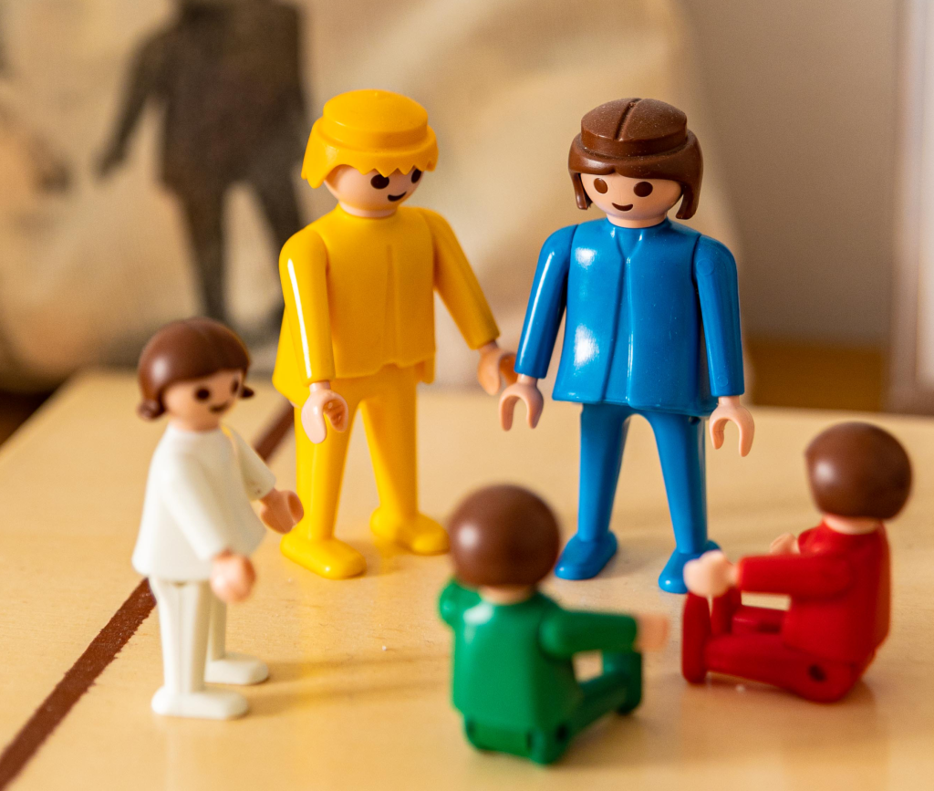 Playmobil Figuren in der Verwendung bei der Aufstellungsarbeit