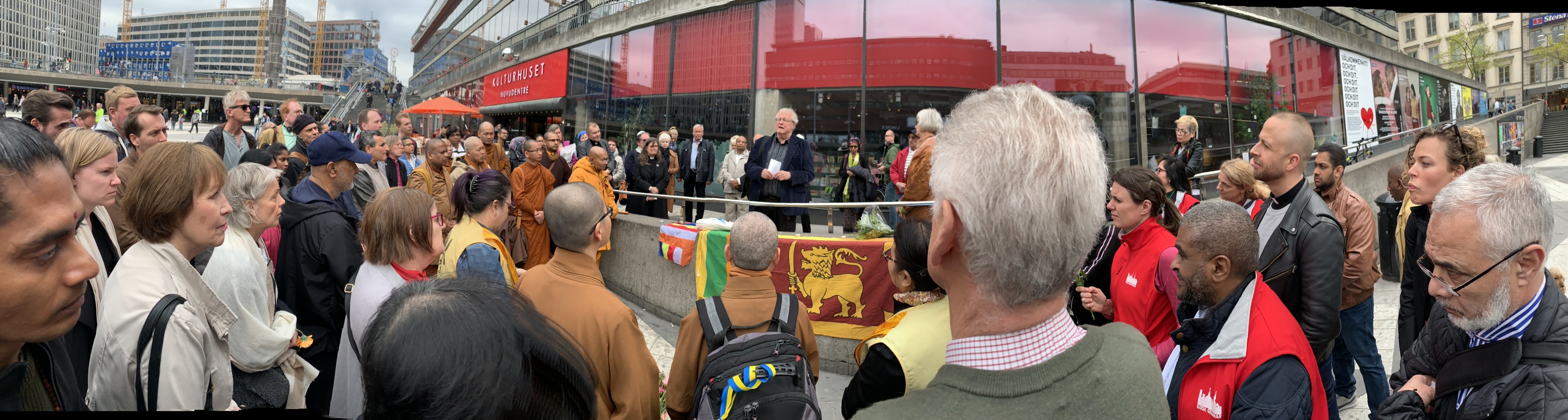 IRIS medverkar i manifestation för offren i Sri Lanka