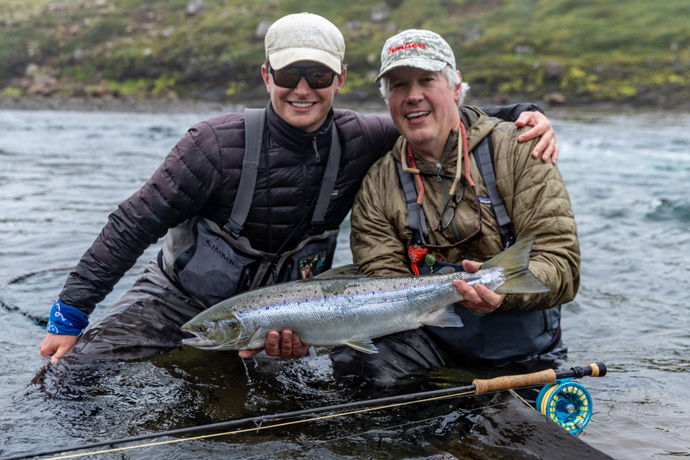 A two-rod gem with a beautiful private lodge in north-east Iceland