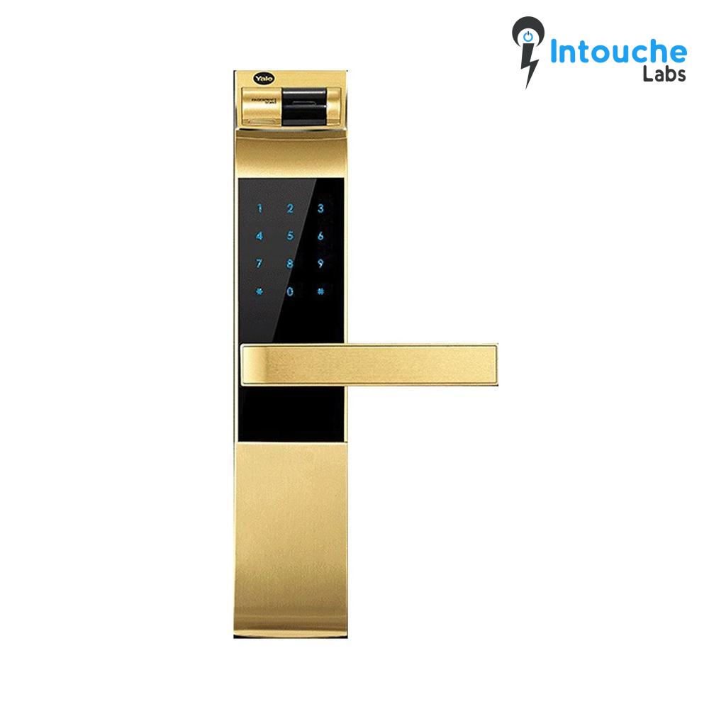 YDM 4109- A Series, Biometric Smart Lock, Gold