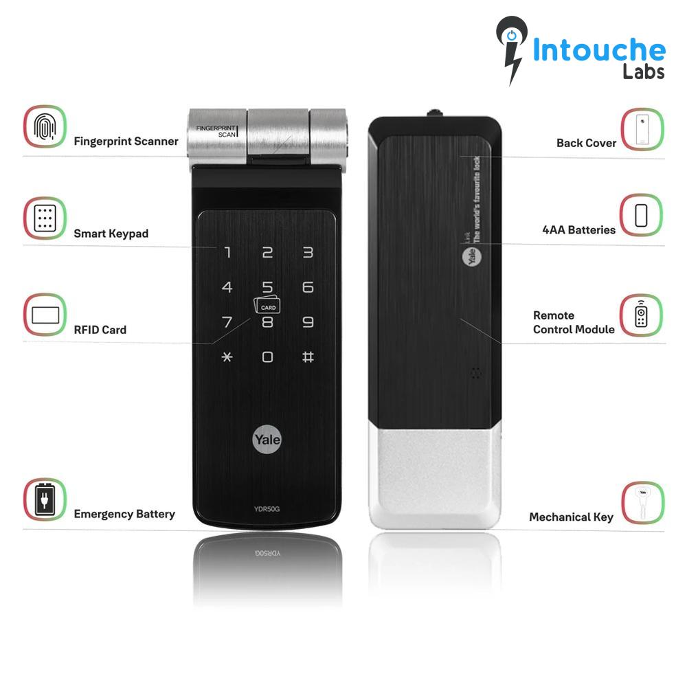 YDR 50 G Smart Lock, Black, With Remote - Image 7
