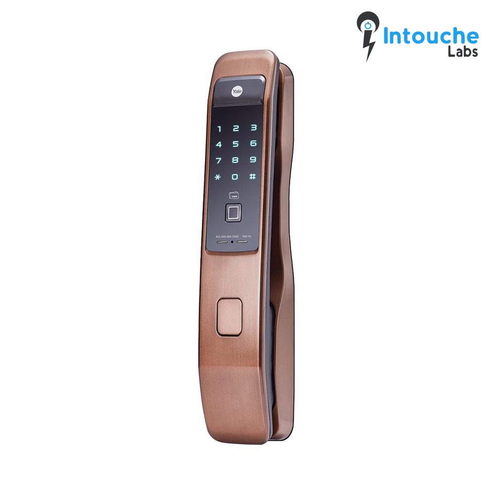 YMI 70 RB - A Series, Push Pull Smart Lock, Red Bronze - Image 2