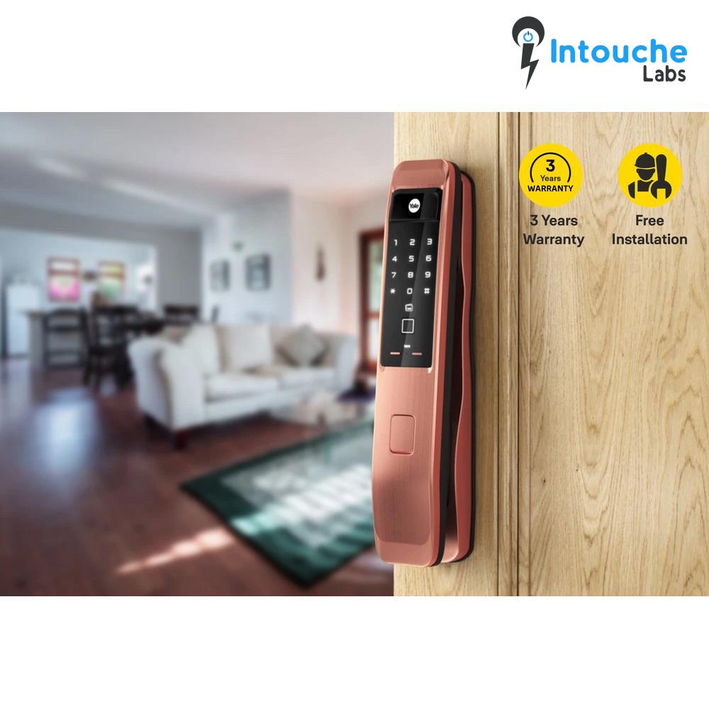 YMI 70 RB - A Series, Push Pull Smart Lock, Red Bronze - Image 3