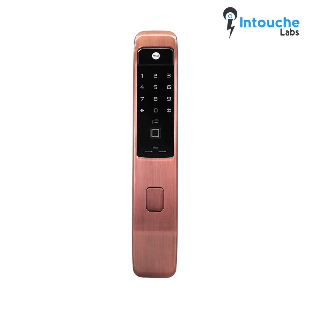 YMI 70 RB - A Series, Push Pull Smart Lock, Red Bronze - Image 5