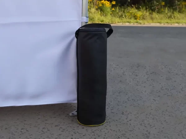 Sandballast til montering på popup telt