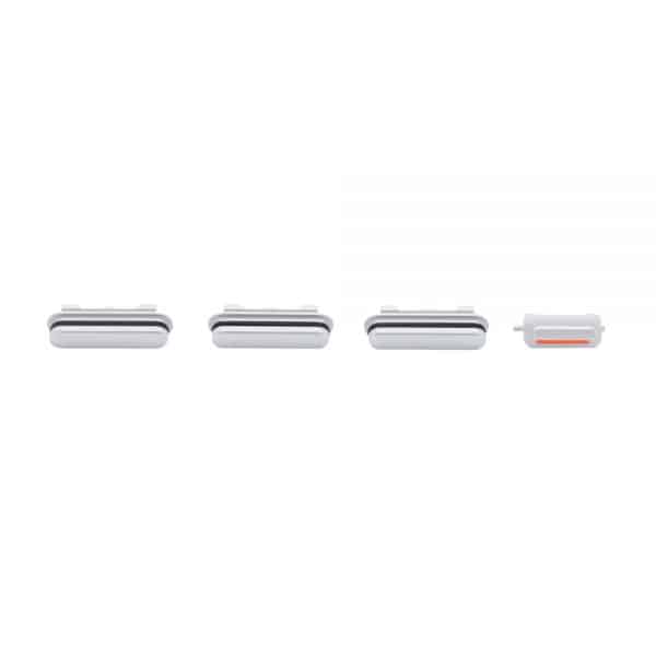 iPhone 7 Strøm og Volumknapper - Sølv