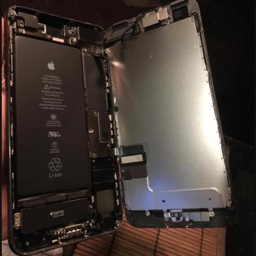 iPhone 7 Skjerm svart, LCD og Touch – EMC photo review