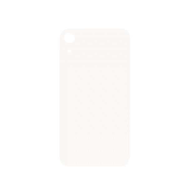 iPhone XR Bakglass - Hvit (med logo)