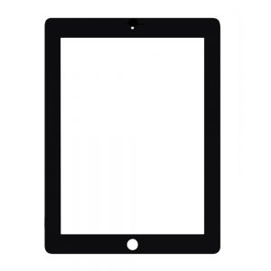 iPad 2 Glass 10 stk - Svart