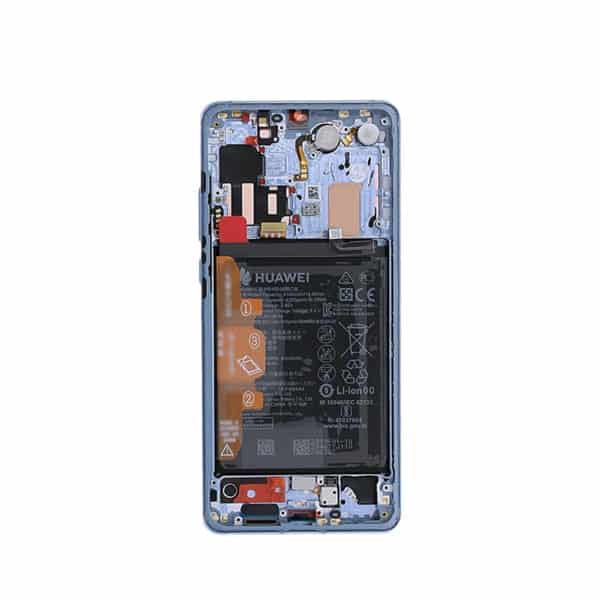 Huawei P30 Pro Skjerm med Ramme og Batteri - Breathing Crystal - Bilde 2