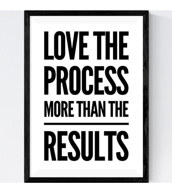 LOVE the process…