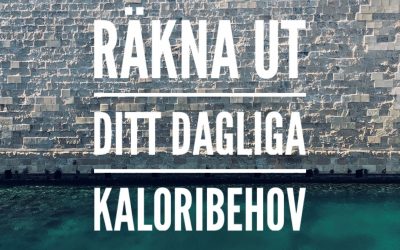 Räkna ut ditt DAGLIGA kaloribehov…