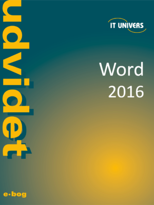 Word 2016 udvidet e-bog