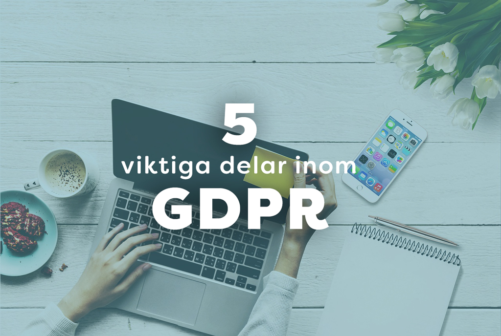 5 viktiga delar inom GDRP