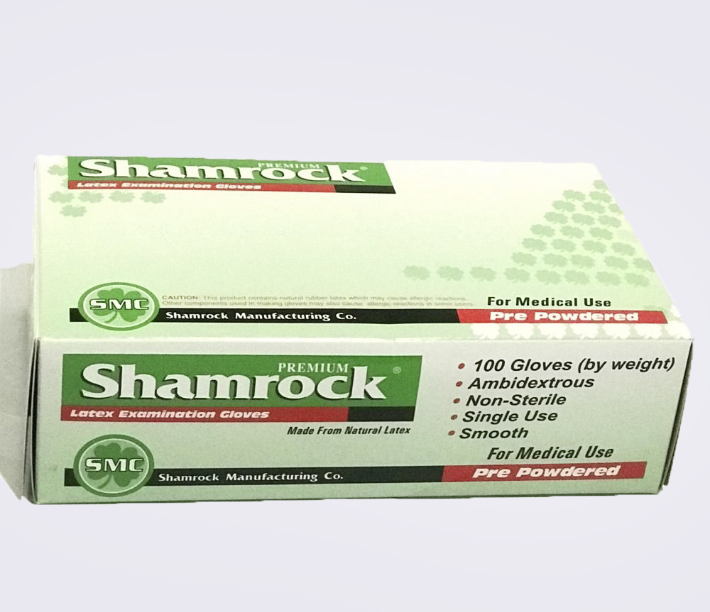 shamrock exam gloves