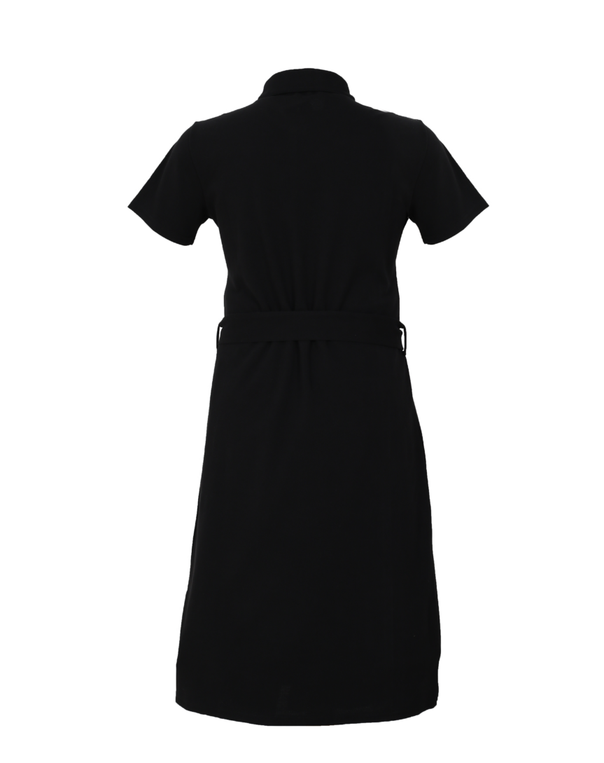 robe-polo-col-chemise-noir-ivanelli-dos