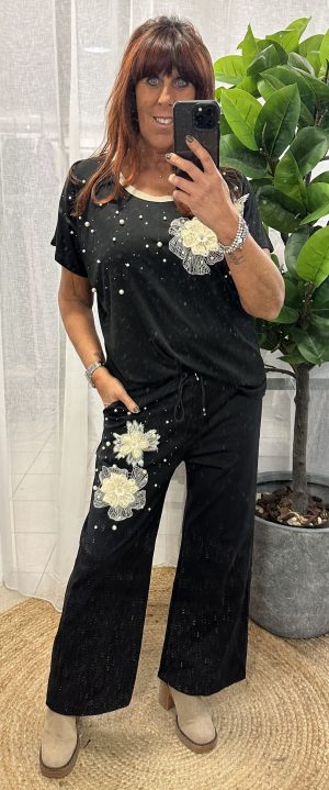 Sale Broek Flex Zwart