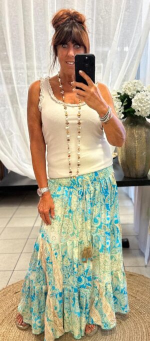 Sale Silky Rok Ibiza Blauw