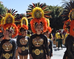 Den vackra staden Los Llanos de Aridane, bjuder på festival