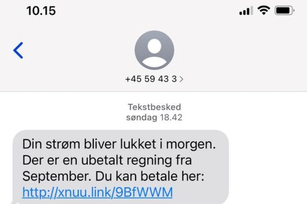 Norlys Advarer Kunderne Pas På Falske Smser I Omløb Jammerbugtpostendk 