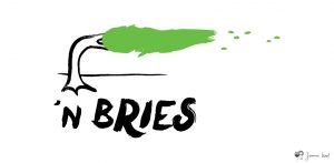 n Bries logo illustratie door Janna Kool