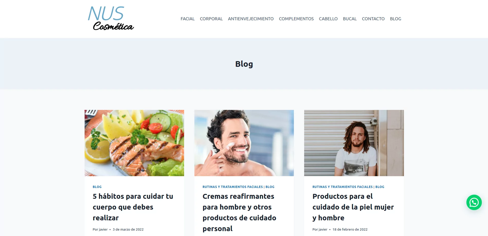 Nus cosmética Blog