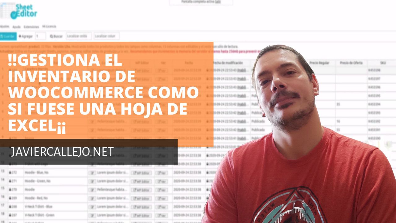 Gestionar Productos Stock E Inventario De Woocommerce Como Un Excel 8833