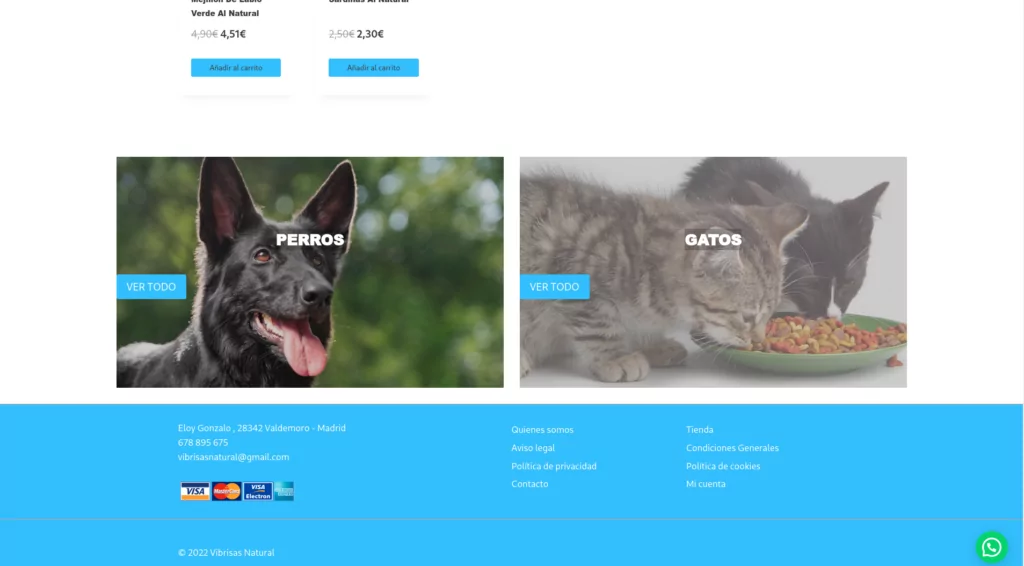 Vibrisas 5 tiendas online de animales y mascotas
