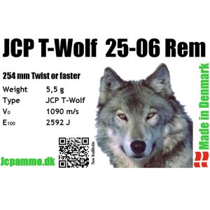 JCP T-Wolf 25-06 Rem 5,5g