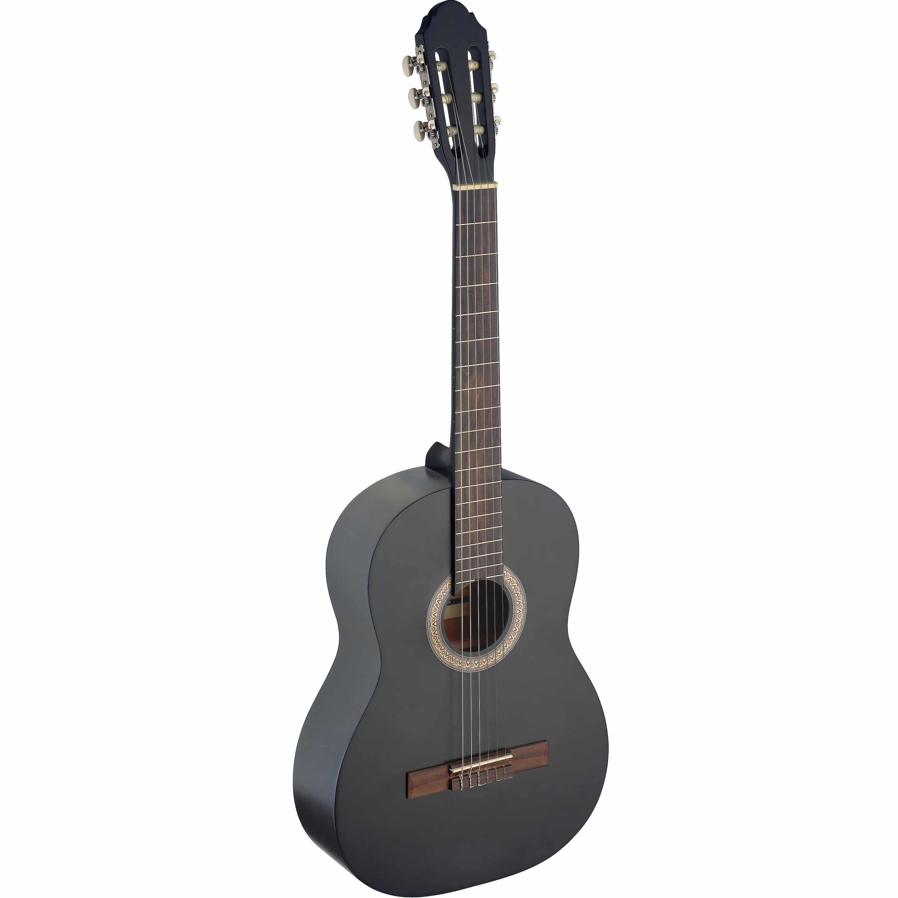 STAGG C440 Svart akustisk gitarr med stämapparat och väska – JD music