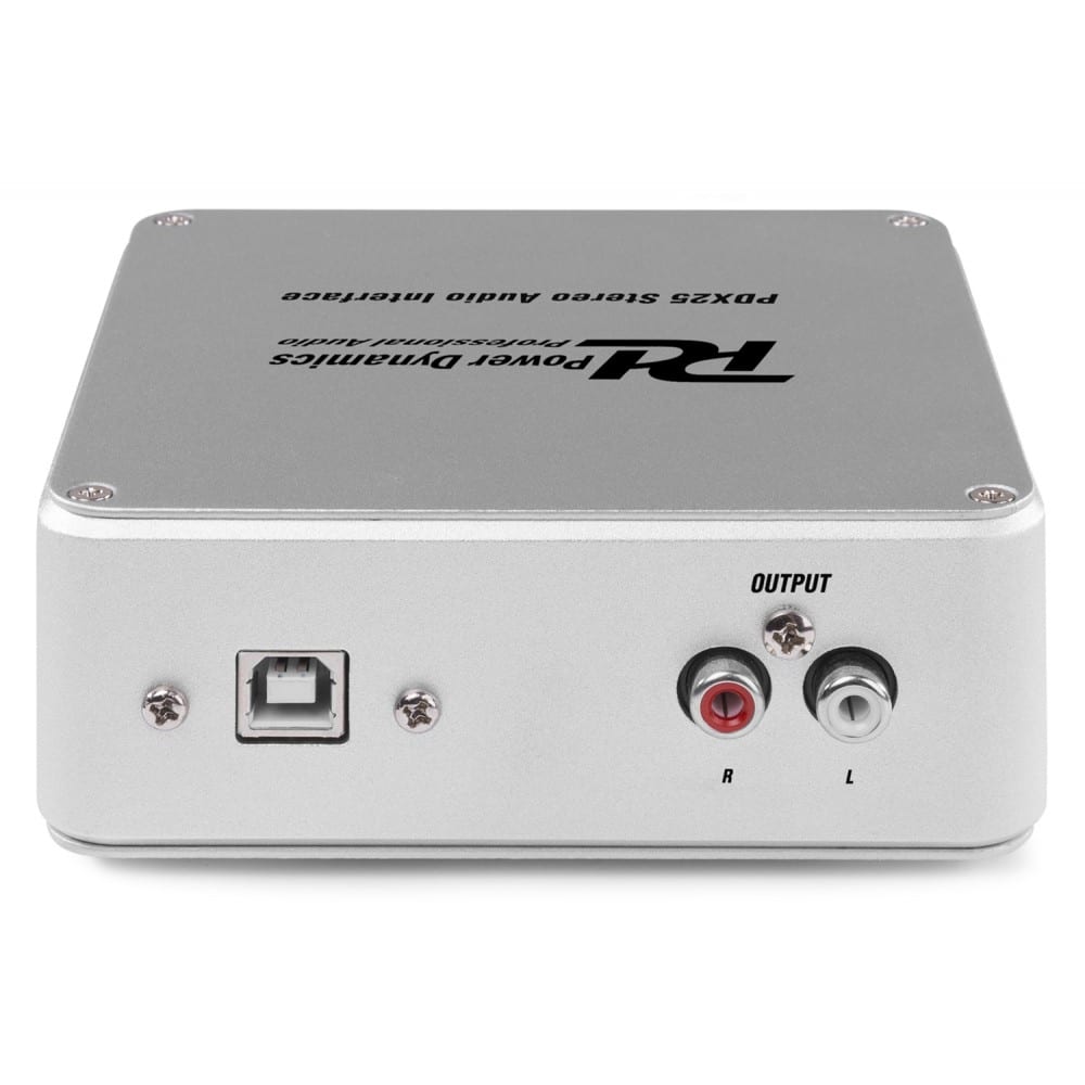 POWER DYNAMICS PDX25 USB ljudkort för inspelning med två kanal – JD music