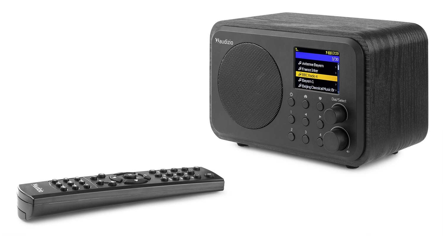 Venice WiFi Internet Radio Bluetooth Svart