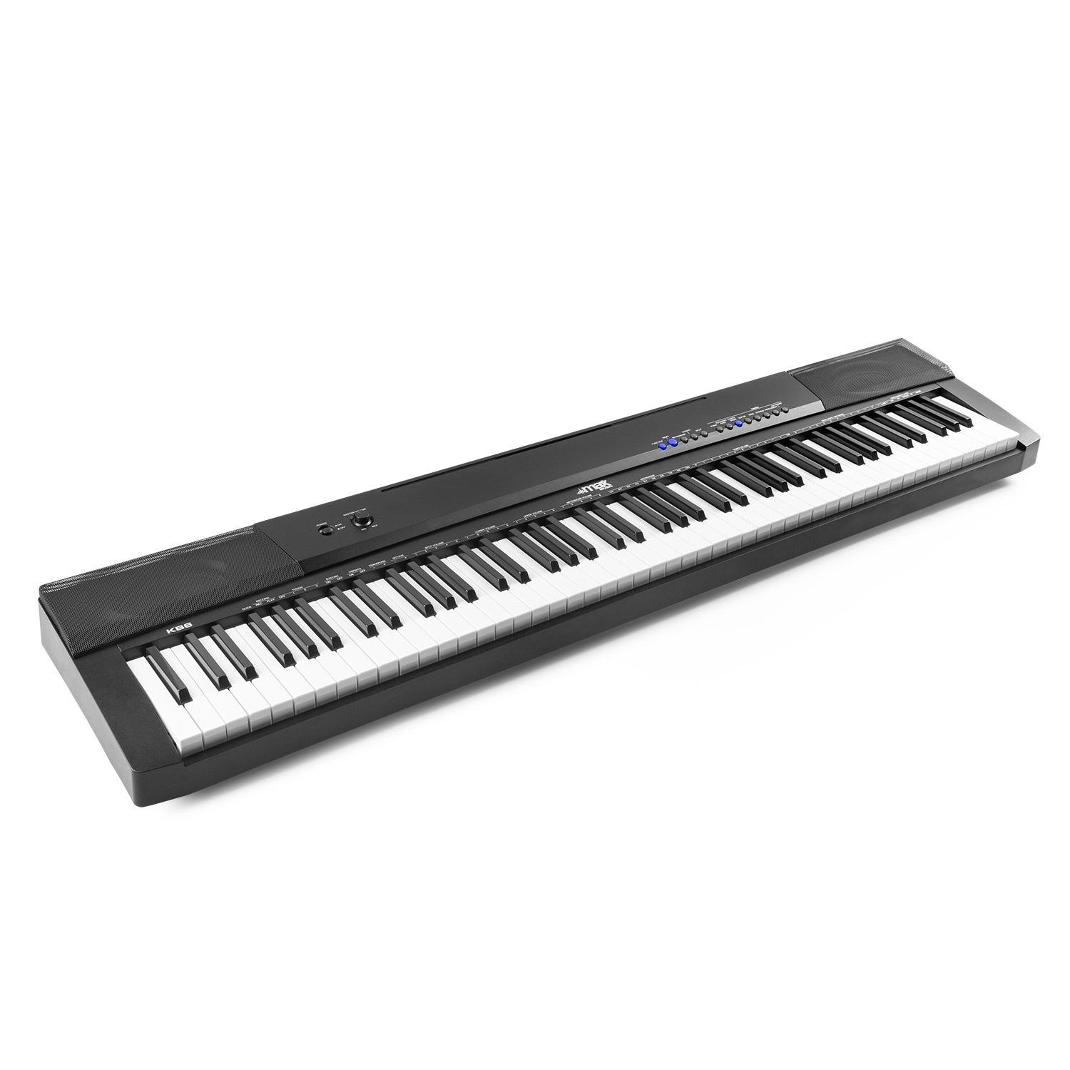 MAX KB6 Digitalt Piano 88 anslagskänsliga tangenter och inbyggda högtalare  – JD music