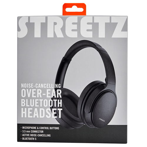 STREETZ HL-BT404 Brusreducerande Bluetooth hörlurar med mikrofon – JD music