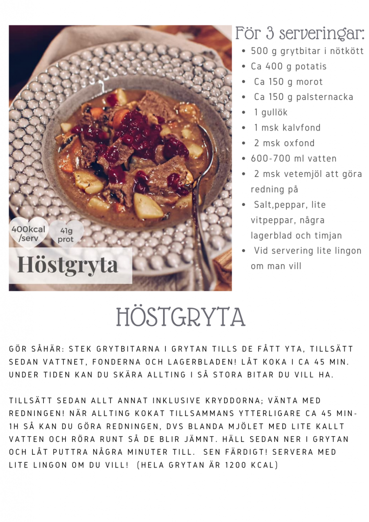 Höstgryta – Jelena Meacham Onlinecoaching