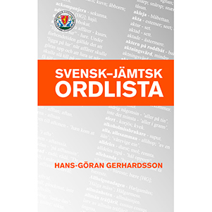 Svensk-jämtsk ordlista. Omslagsbild.
