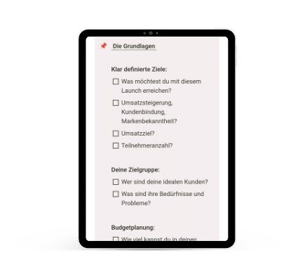 Checkliste