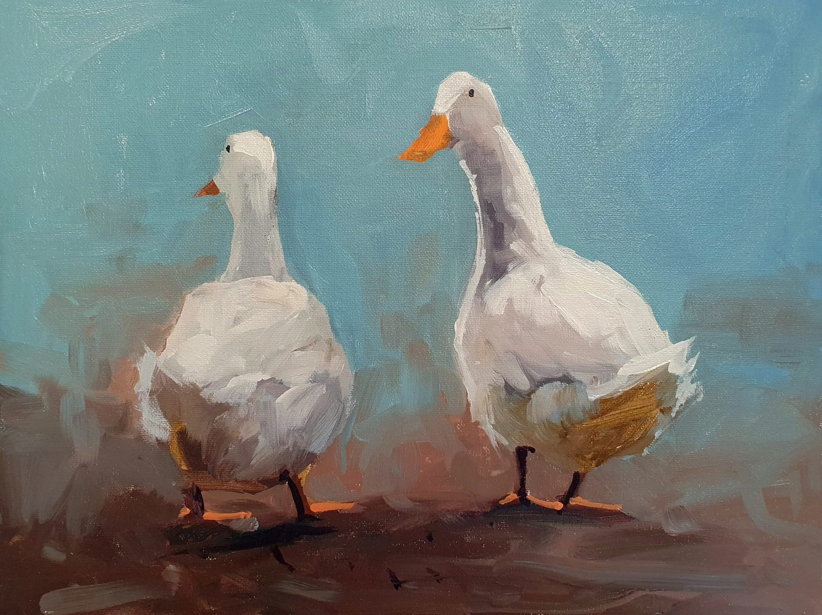 Painting Ducks Free Acrylic Painting Demonstration Jenny Aitken ARSMA