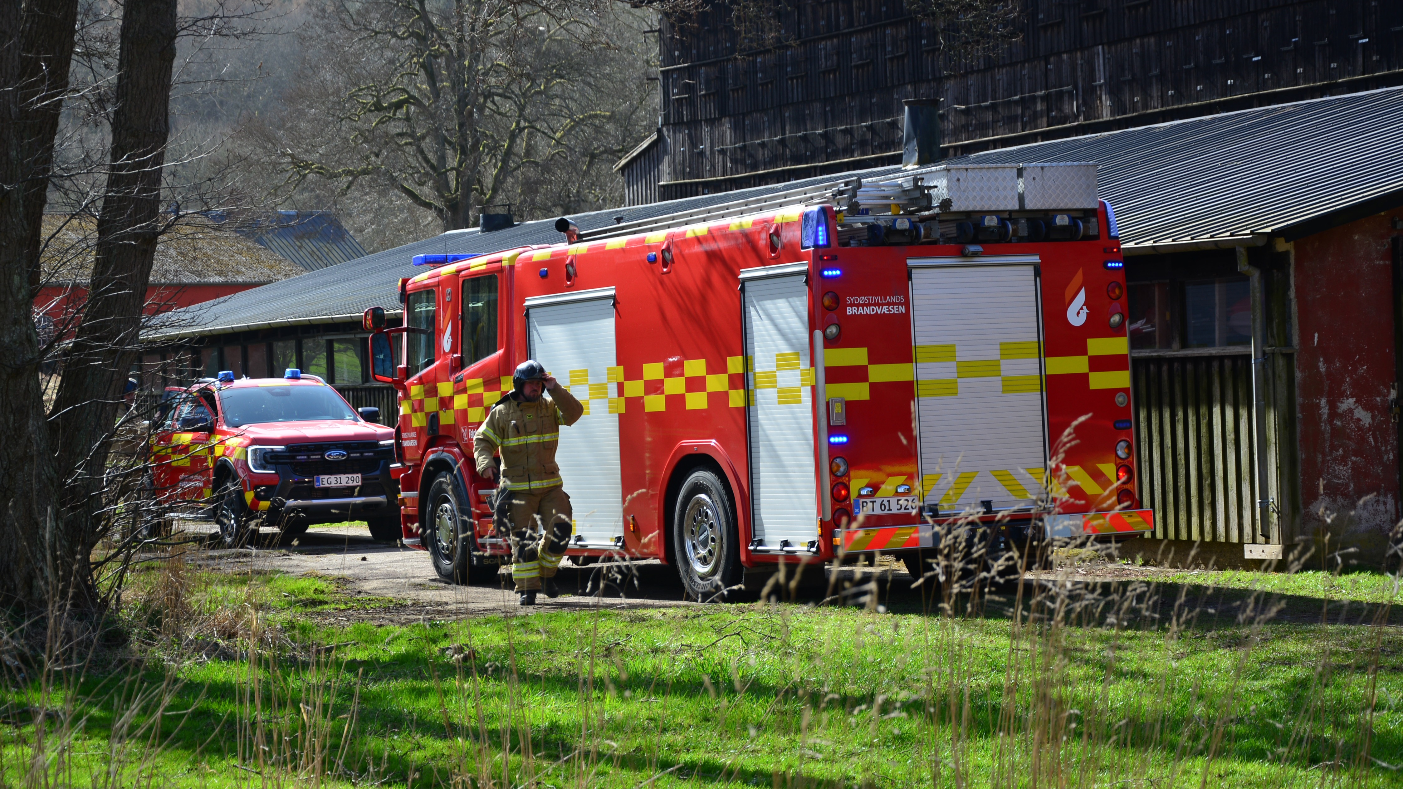 Brandvæsenet Kaldt til Klostermøllevej
