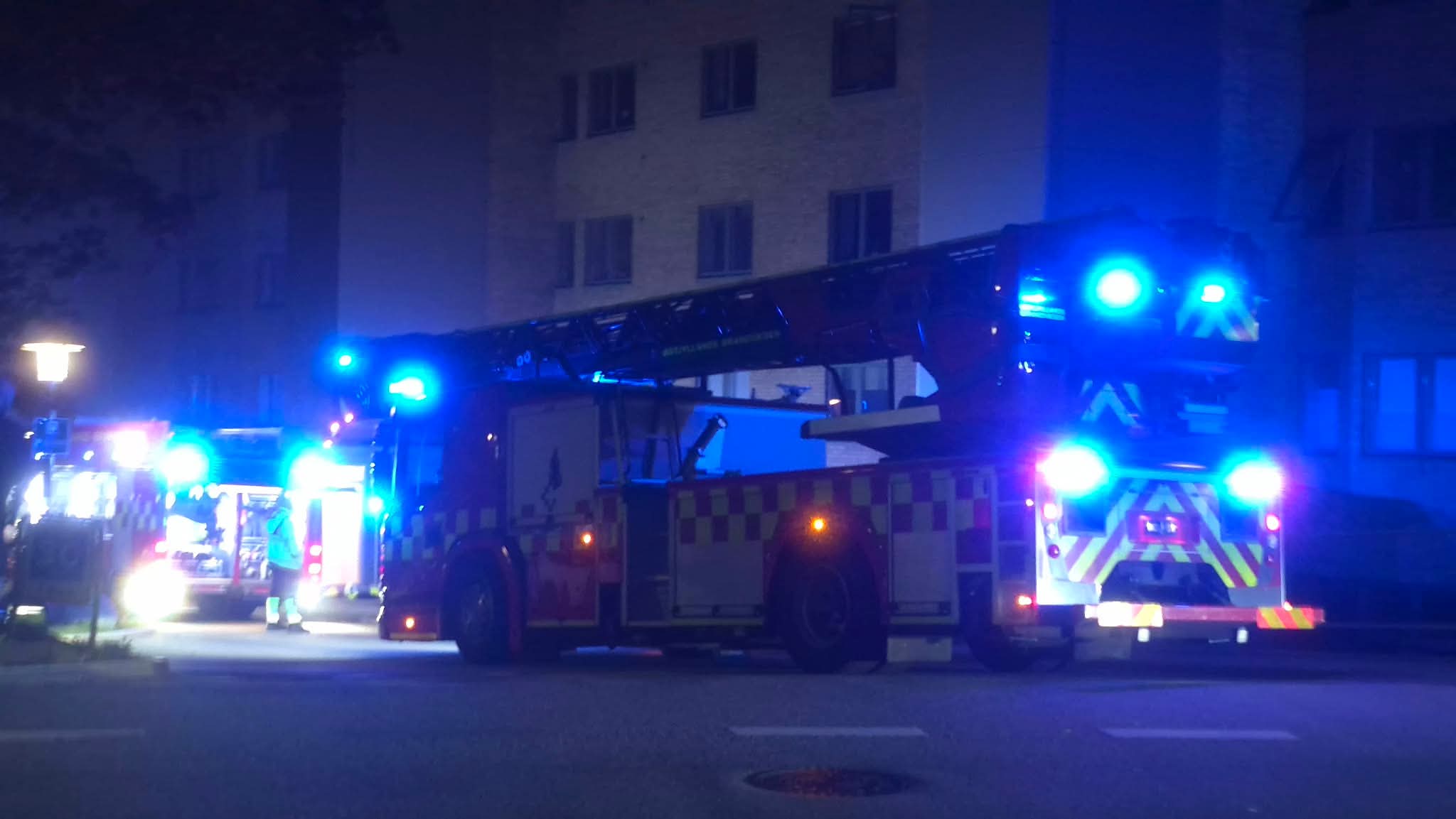 Brandvæsnet Kaldt til etageejendom i Risskov ved Aarhus