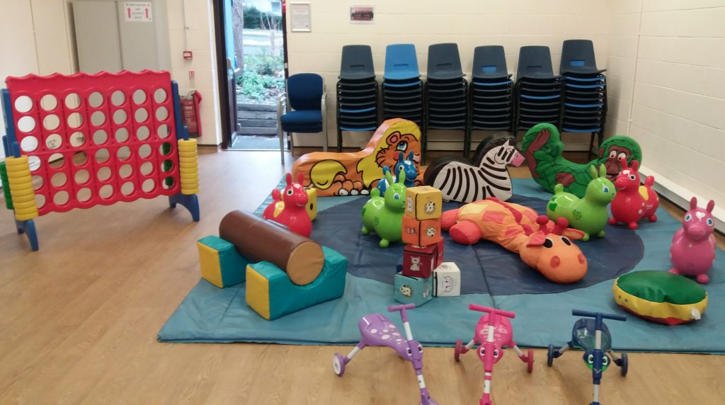 Lordshill Comm Centre (Small Hall) Southampton Soft Play Hire 1st Birthday 2nd Christening