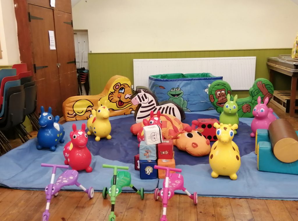 soft play hire at plaitford village hall for 3rd birthday party