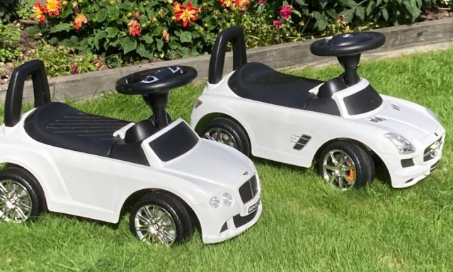 White toy car hire in Southampton Hampshire