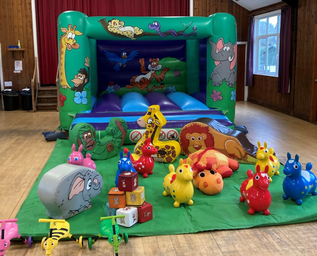 Jungle Bouncy Castle and Soft Play hire at St Matthews Church Hall Netley Marsh
