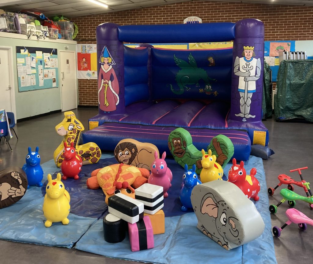Bouncy castle and soft play hire at St Boniface CHurch Hall, Shirley, Southampton