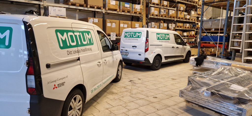 Motum fordonsprofil foliering Stockholm JM Printsolutions