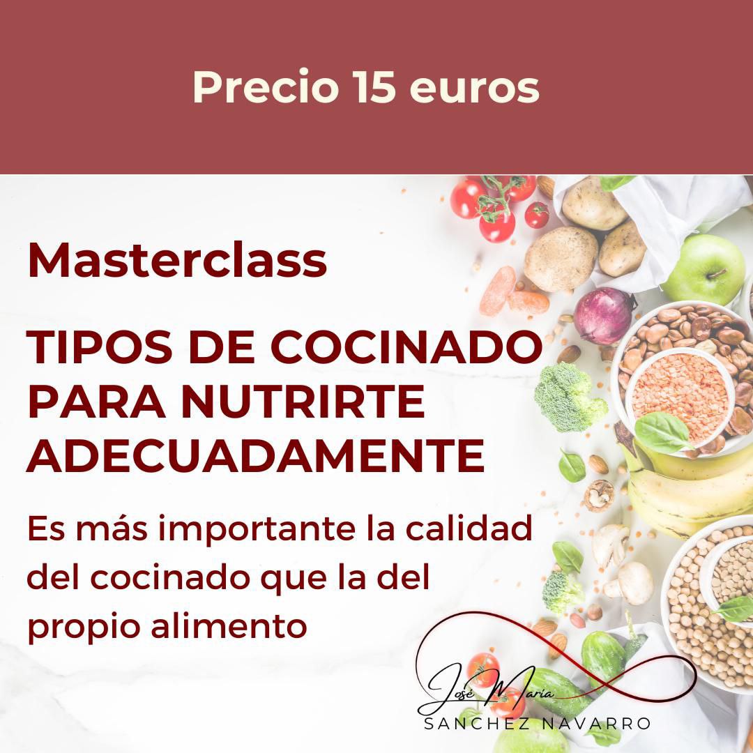 Tipos de concinado para nutrirte adecuadamente