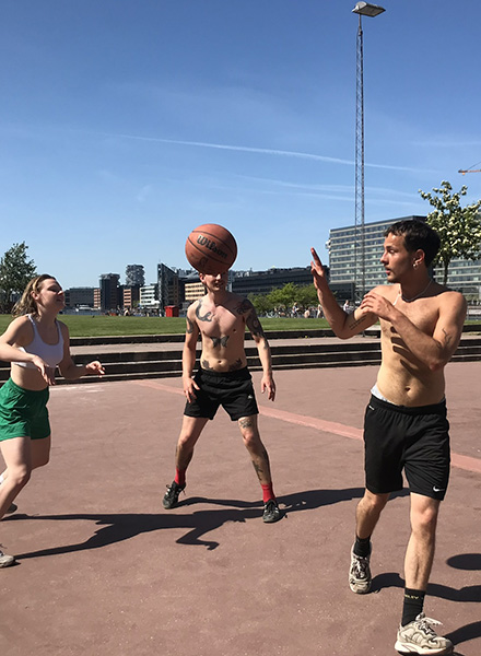 basket urban sport johan borups højskole elever